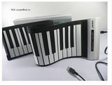 键盘电子琴 普通版 连接电脑使用USB接口88键手卷钢琴 硅胶