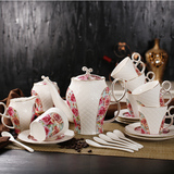 英式咖啡杯套装欧式茶具陶瓷咖啡杯碟下午茶壶茶杯子15头整套礼盒