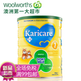 Woolworths澳洲进口Karicare可瑞康山羊奶婴幼儿配方奶粉1段900g