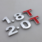 BMW宝马5系汽车金属3D立体贴1.6T 2.0T 1.8T 2.4T 3.0T排量车标