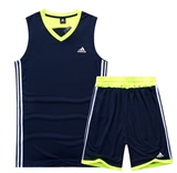正品阿迪达斯篮球服训练比赛男装大码球衣透气背心速干跑步健身潮