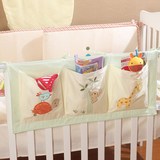 优睡儿多功能婴儿床头挂袋宝宝床包奶瓶袋尿布挂袋收纳袋子杂物袋