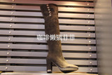 西村名物2015年冬季X254T41151专柜正品代购弹力布高跟粗跟女鞋