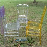 厂家直销欧式透明酒店餐椅时尚休闲椅子古堡椅子透明竹节椅子