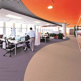 PVC方块地毯 棋牌室台球室写字楼办公室会议室商用方块地毯满铺