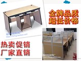 福州厂家直销学生机房简易双人培训电脑桌椅方凳组合办公屏风隔断