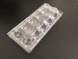 10枚装野鸡蛋 初生蛋 头窝蛋 塑料透明鸡蛋盒 蛋托