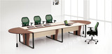 上海办公家具培训桌板式会议桌船型长桌椭圆形创意桌洽谈桌椅特价