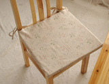 文艺棉麻餐椅垫 日式布艺沙发海绵坐垫 可拆洗