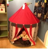 宜家 室内折叠儿童帐篷小房子 儿童礼物玩具屋过家家公主游戏屋