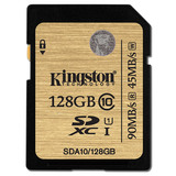 金士顿SD卡128G内存卡SDHC CLASS10高速卡 128GB数码相机存储卡