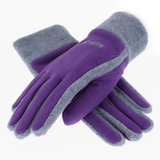 抓绒户外运动加厚保暖手套男女士冬季骑车手套可爱情侣加绒质手套