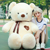 正版泰迪熊毛绒玩具大熊猫公仔抱抱熊布娃娃七夕情人节礼物送女友