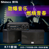 Shinco/新科 K11 家庭K歌电视音响 专业KTV包房教学会议音箱套装