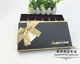18格巧克力盒创意礼盒18朵川崎玫瑰礼品盒香皂花盒子喜糖空盒批发