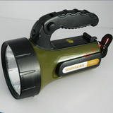 视贝A9632军绿 LED大功率强光锂电手提灯 充电应急探照灯 手电筒