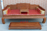 红木家具 非洲花梨木罗汉床 实木中式仿古客厅沙发 复古床榻 特价