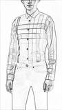 英国代购 BURBERRY/博柏利 男装 修身格子棉质衬衫打折 38500291
