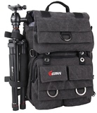 锐玛 EMB-SD02 双肩摄影包 单反多功能相机包 帆布包 休闲 防盗