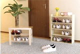 爆款新品易简约便捷宜家开放板式五层防尘鞋柜多层置物展示鞋架