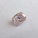 乐钻珠宝0.30克拉 FPP 中彩粉钻带紫 GIA裸钻 结婚钻戒 钻石戒指