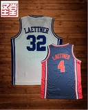 NCAA 莱特纳球衣 美国梦一4号杜克大学活塞队32号jersey Laettner