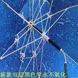 包邮正品高档双层防风防紫外线加固钓鱼伞2.2米万向防雨伞遮阳伞
