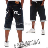 美国代购 嘻哈牛仔裤 ROCAWEAR双R犯罪男孩短裤风格新款正品百搭
