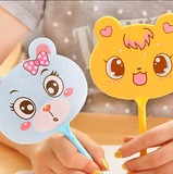 韩国创意文具批发小学生奖品圆珠笔儿童可爱卡通扇子笔 儿童礼品