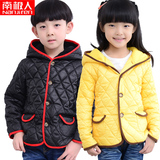 南极人童装棉服上衣加棉加厚冬季新款韩版保暖男童女童外套