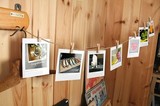 包邮 创意DIY照片墙悬挂纸相框 3寸5寸6寸7寸相片框 麻绳夹子搭配