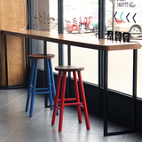 [转卖]简约时尚实木酒吧椅创意高脚椅吧台餐桌椅子木前台休闲椅