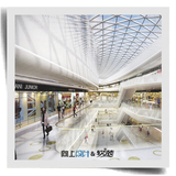 大型购物中心商场国外商业公共空间商业广场室内建筑设计资料素材