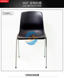 塑料餐椅培训椅带写字板椅子记者椅会议椅学生课桌办公椅单人活动
