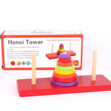 成人儿童玩具 古典智力益智木制玩具 叠叠乐 休闲桌面玩具 汉诺塔