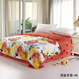 罗莱家纺正品韩式床上用品全棉被套纯棉单人双人品牌被罩植物花卉