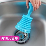 家用厨房水槽管道强力疏通器 卫生间洗手池排水器挤压排水清洁器