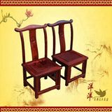 红木家具 缅甸花梨实木餐椅 背靠椅 餐厅餐桌椅 小孩椅官帽椅