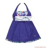 安莉芳专柜正品夏日物语系列连体裙式遮小肚子显瘦泳衣ES0757