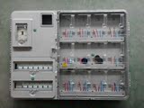 单相十二户透明塑料电子插卡式电表箱12户带主控电表 总控配电箱