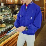 韩版2016春季新款青年大码男士棒球服薄夹克男飞行员学生外套潮流