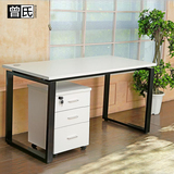 上海办公家具单人办公桌钢架职员桌现代简约员工桌电脑桌椅可定做