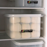日本进口 大容量 冷藏密封盒 冰箱保鲜盒 冷冻食品收纳盒 冷冻盒