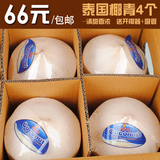 【炫果多】泰国椰青4个装 约3.5KG大果 进口椰子椰汁热带新鲜水果