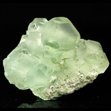 【矿石之家】漂亮内透窗口绿色萤石 矿物晶体标本矿标原石509