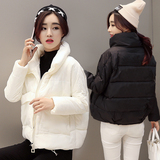 韩版2015冬装新款女装棉服女短款加厚长袖立领宽松时尚棉衣外套女