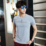 男士短袖T恤男装韩版修身半袖衣服青年夏季潮流体恤潮厚板范思哲