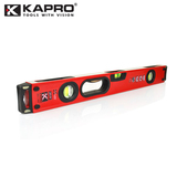 以色列KAPRO 990重型带磁方管水平仪 三珠水平尺 双向视窗 高精度