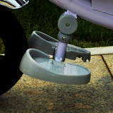 童车配件前车轮脚蹬儿童三轮车大折叠脚踏板放脚板宝宝搁脚板后轮