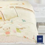 韩国代购 ASB官网正品 可爱兔兔婴儿床上用品  棉被3件套